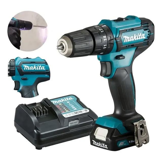 Parafusadeira e Furadeira de Impacto Makita 450-1700rpm, 12v (HP333)