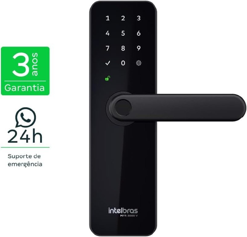 Fechadura Inteligente de Embutir MFR 3000 V Intelbras
