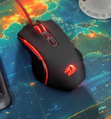 Mouse Gamer Redragon Griffin RGB 7200 DPI M607