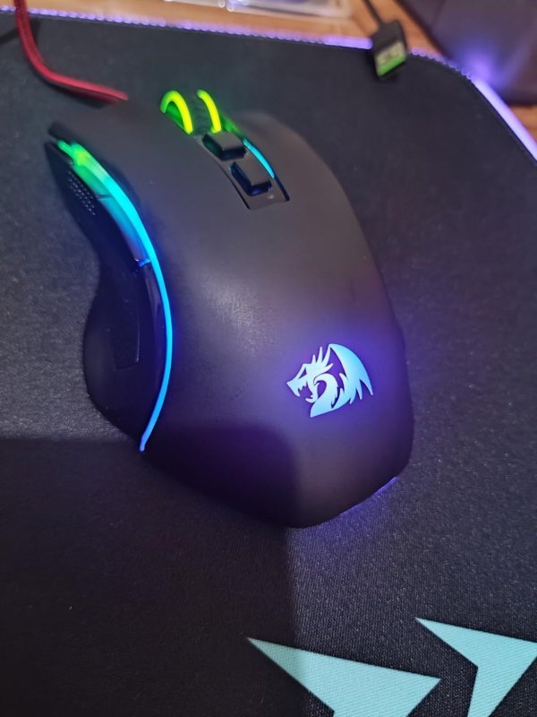 Mouse Gamer Redragon Griffin RGB 7200 DPI M607 + Frete Grátis