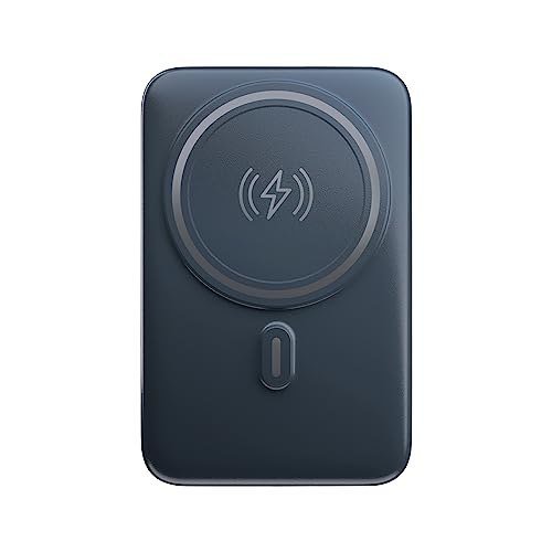 Geonav Power Bank, Carregador Portátil Universal por Indução 10.000mAh, Carregamento rápido, Suporte Dobrável, Compatível com MagSafe, PB10MAGSG, Cinza
