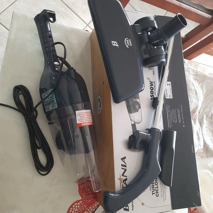 Aspirador Pó Britânia 1400w 2 Em 1 127v + Frete Grátis