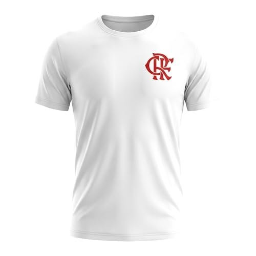 Camiseta Flamengo Nação Masculina Branca - M