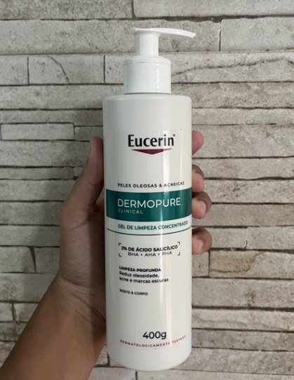 Eucerin Gel e Limpeza Antiacne DermoPure 400ml com Frete Grátis
