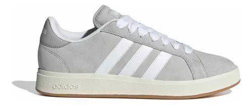 Tênis Masculino Grand Court Base 00s adidas Gretwo/ftwwht/gum10 Liso 40 Br
