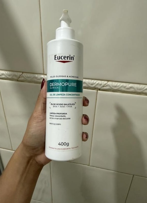 EUCERIN Gel de Limpeza Facial AntiAcne DermoPure Clinical Concentrado 400ml