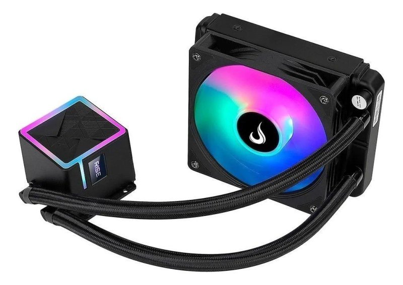 Water Cooler Gamer Rise Mode Black Argb Rainbow 120mm