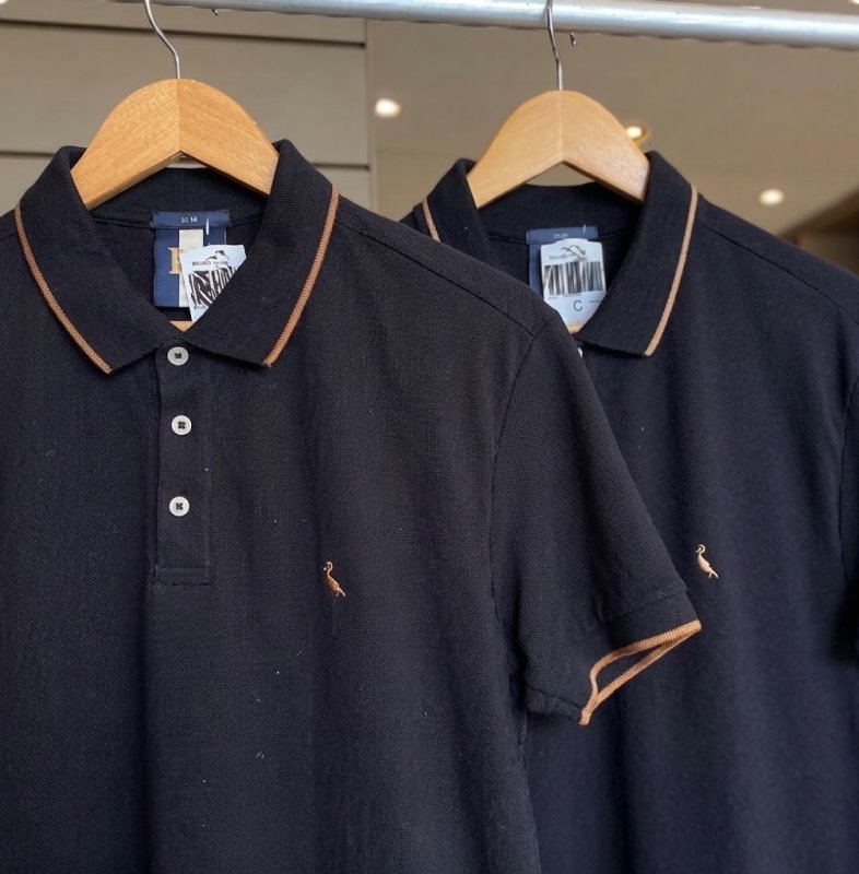 Masculino Reserva Polo Enxuto Friso Único (P ao GG)