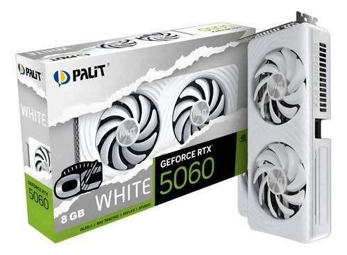 Placa de Vídeo Palit NVIDIA RTX 5060 Dual OC 8GB GDDR7