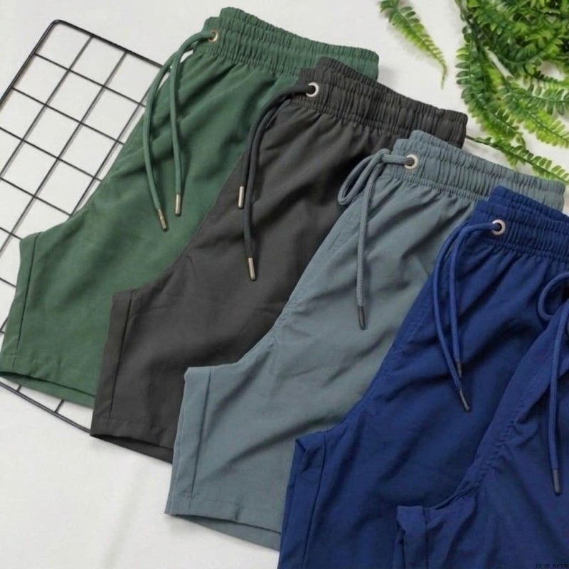 Kit 4 Bermuda Masculino Short Elastano Academia Bolso Casual (P ao GG)