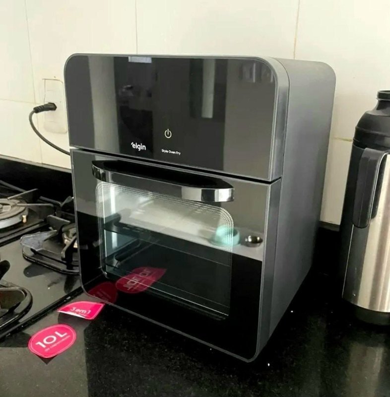Fritadeira E Forno Elétrico Style Oven Fry Elgin 10l