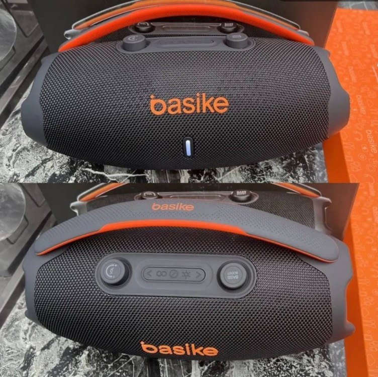 Caixa De Som Basike Ba-RAD207 80W Rádio FM Bluetooth 5.3 TWS RGB Bass Boost 9000mAh
