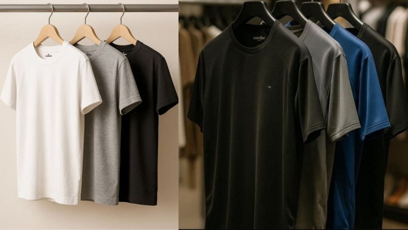 Kit 3 Camisetas Básicas Sandrini