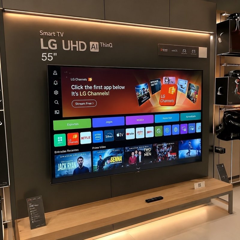 Smart TV LG 55" 4K Ultra HD NANO AI Magic