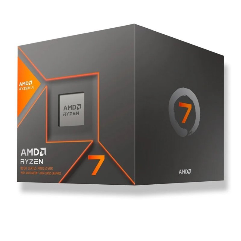 Processador AMD Ryzen 7 8700G, 4.2GHz (5.1GHz Max Turbo), Cache 8MB, 8 Núcleos, 16 Threads, AM5, Com Vídeo Integrado