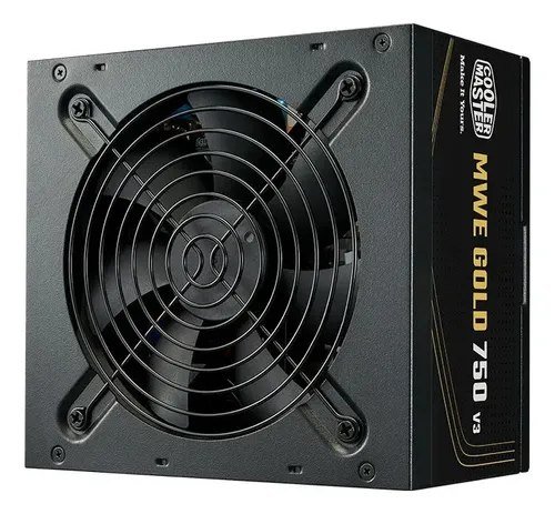 Fonte Cooler Master Mwe 750 V3 750w Atx 3.1 Preto