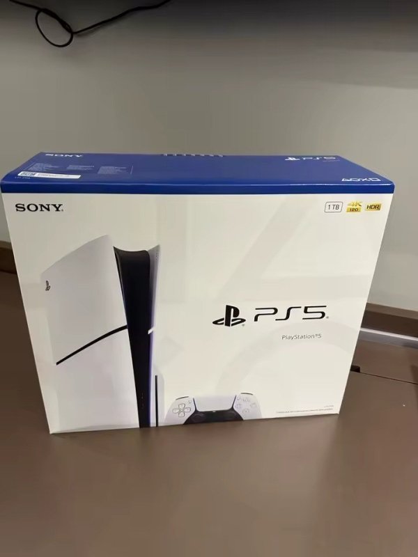 Console Sony Playstation 5 Edição Slim Disk 1tb Branco + Controle Sem Fio Dualsense Ps5 Branco