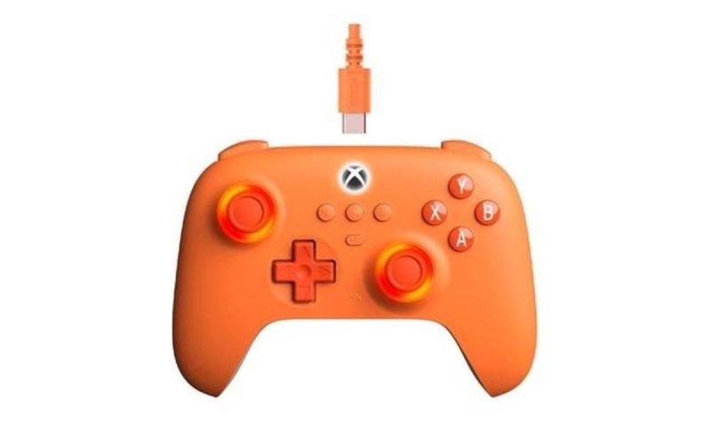 Controle 8BitDo Ultimate C, Licenciado para Xbox, Laranja