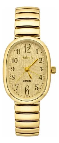 Relógio De Pulso Minimalista Old Money Feminino Premium Moda Dourado Cx Dourad