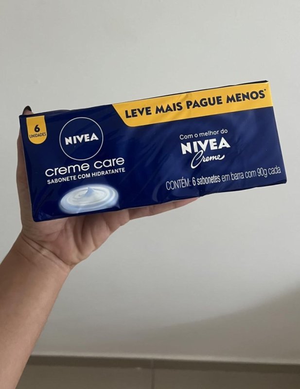 NIVEA Sabonete em Barra Creme Care Promo 6 un. 90g