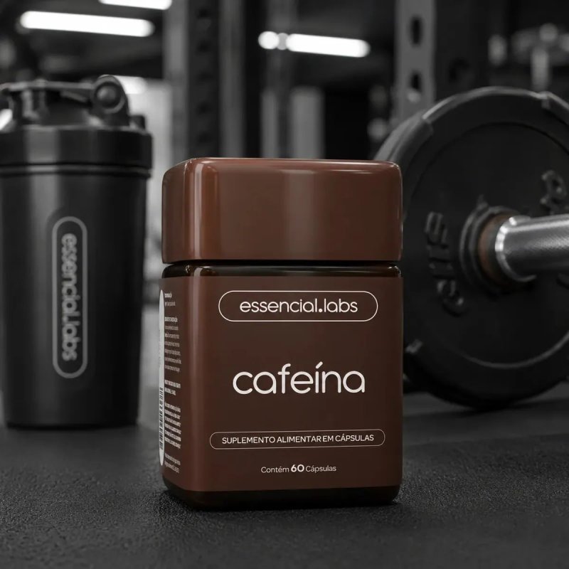 Cafeína 100% Pura 200mg por Cápsula - 60 Cápsulas