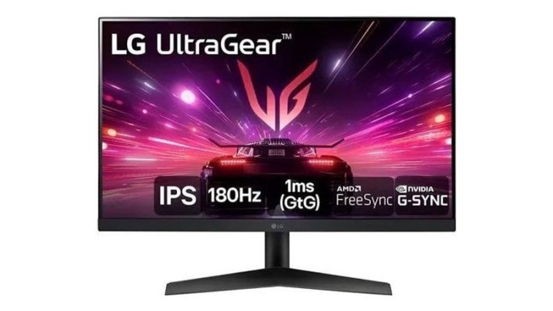 Monitor Gamer LG Ultragear 24, 180Hz, 1ms, Full Hd, IPS, Bivolt, Preto, 127/220v