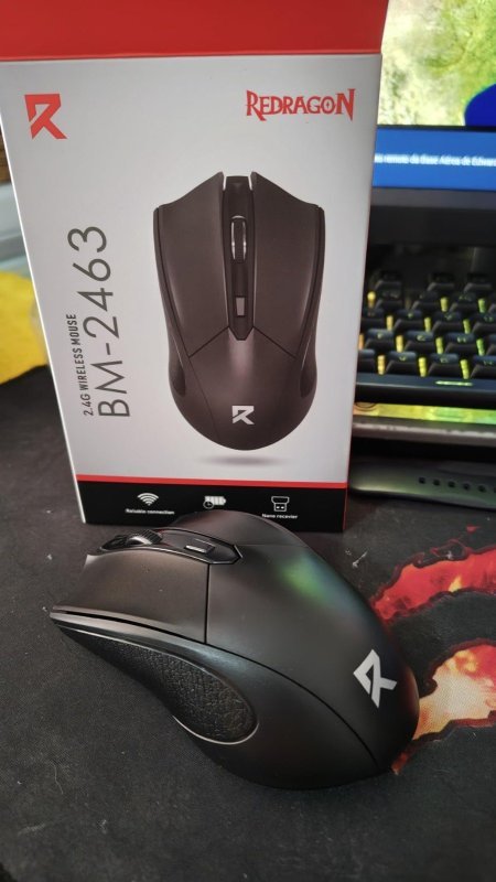 Mouse Redragon R Office BM-2463 Preto USB + Frete Grátis