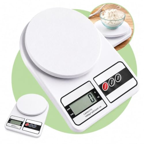 Balança de Cozinha Digital 10kg Precisão 1g
