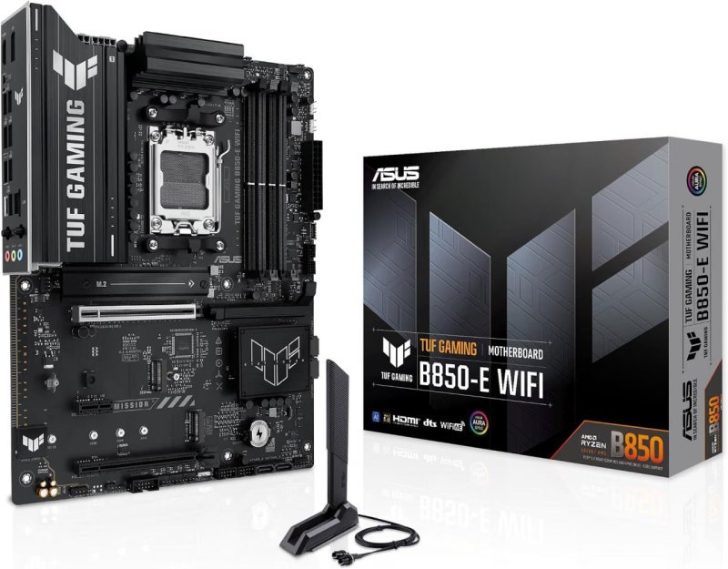 ASUS Placa-mãe TUF GAMING B850-E WIFI AMD AM5 B850