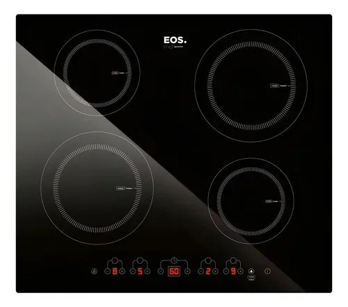 Cooktop De Indução 4 Bocas EOS 60cm Eci04ep Preto