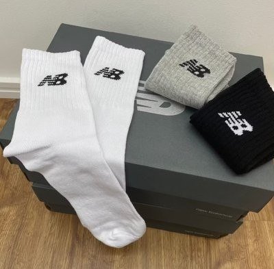 Kit 3 Meias New Balance Cano Longo 39 Ao 42 Unissex Conforto