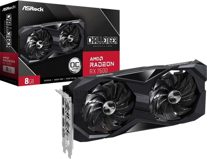 Placa de Vídeo ASRock Radeon RX 7600