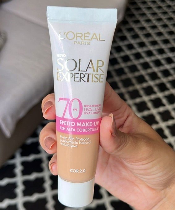 Protetor Solar Facial com Cor FPS 70 L'Oréal Paris Solar Expertise 30g