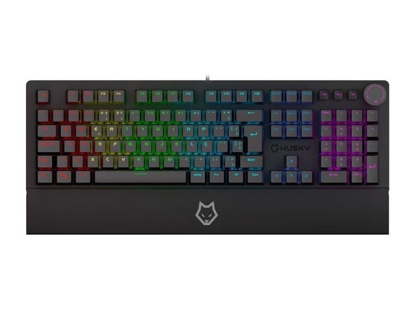 Teclado Mecânico Gamer Husky Anchorage Full Size, RGB, Switch Gateron EF Red, ABNT2