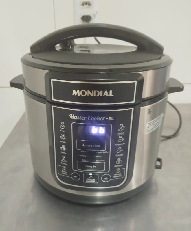 Panela de Pressão Elétrica Digital 5L Mondial 900W