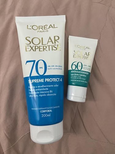 L'Oréal Paris Solar Expertise Kit Protetor Solar FPS 70 + FPS 60, 200ml + 25g