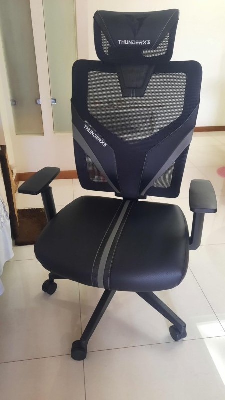 ThunderX3 Cadeira Ergonômica YAMA1BK Preto + Frete Grátis