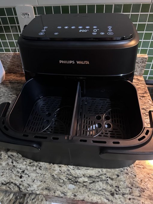 Air fryer Philips Walita Duplo Cesto 7,1L 127v com Frete Grátis