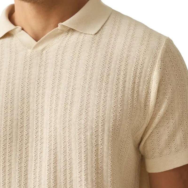Camisa Gola Polo Tricot Masculina Texturizada Turim Opus (P ao XG)