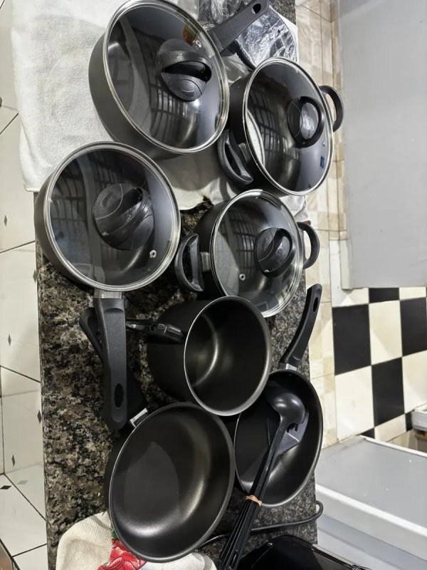 Conjunto Panelas Antiaderente 10 Peças