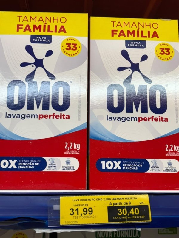 OMO Sabão Em Pó Lavagem Perfeita 2.2Kg