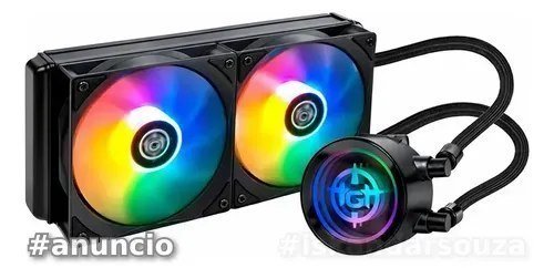 Water Cooler TGT Spartel V2, Rainbow, 240mm, Preto, TGT-SPLV240-BK01