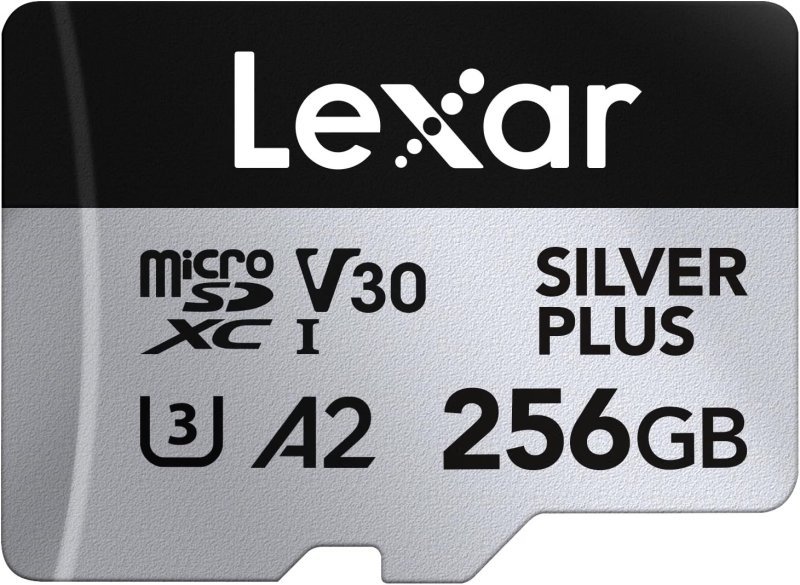Cartão de Memória Lexar Professional SILVER PLUS microSDXC UHS-I Card 256GB