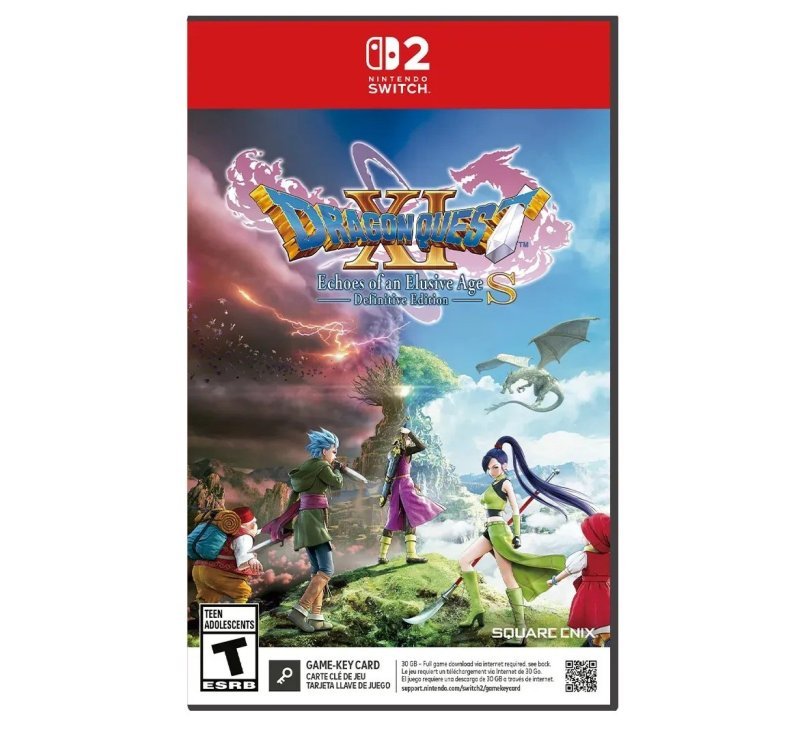 Jogo Dragon Quest XI S: Echoes of an Elusive Age, Mídia Física, Switch