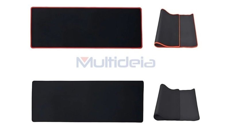 Mouse Pad Gamer Grande Speed Borda Costurada Gigante 70x30cm E Mousepad Rgb 80x30cm
