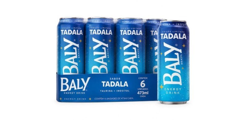 Energético Baly Tadala Latão Pack C/6 Unid. 473 Ml