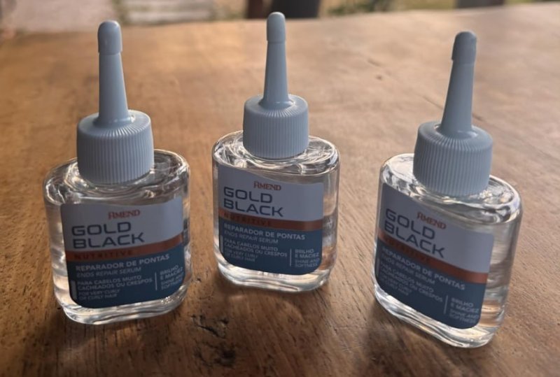Reparador Amend Gold Black Nutritivo 30ml
