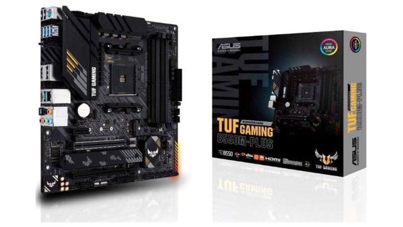Placa-mãe Asus Amd Am4 B550m-plus Tuf Gaming Ddr4 B550m