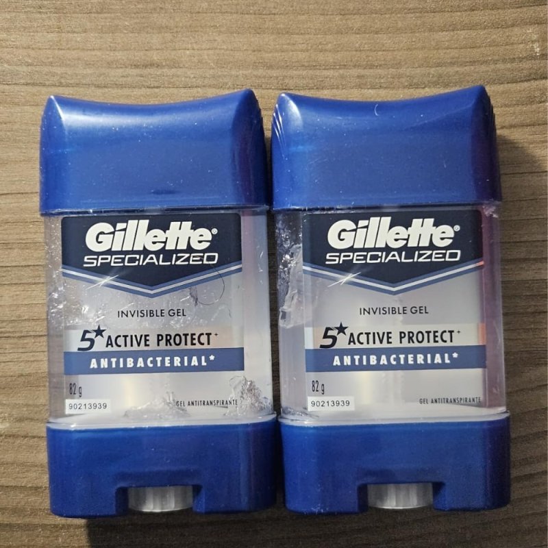 Gillette Desodorante Antitranspirante em Gel Antibacterial 82 g