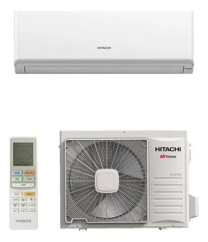 Ar Condicionado Split Inverter Hitachi Airhome 12.000 Btus Frio R-32
